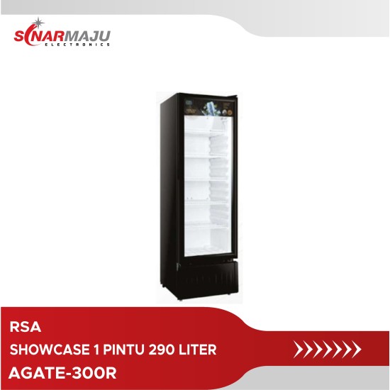 Showcase 1 Pintu RSA 290 Liter Display Cooler AGATE 300R